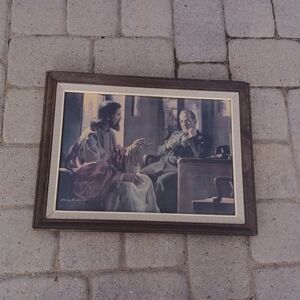 Harry Anderson Divine Counselor Christian Print Jesus Religious 21x16 Framed